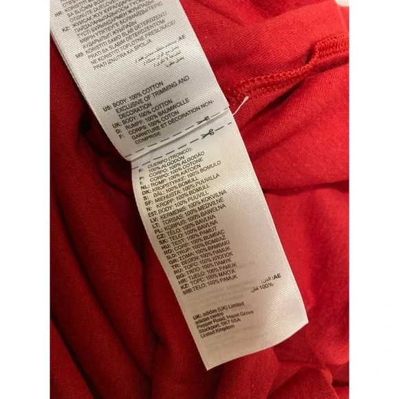 University of Nebraska Cornhuskers Adidas T-Shirt Football Sports Men's Large - Picture 15 of 16